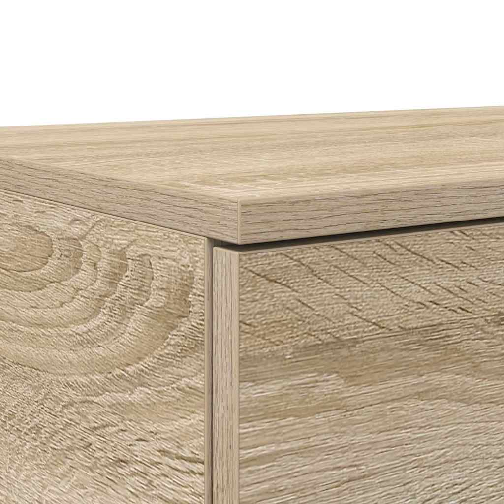 Bed Drawers Sonoma oak 160 x 36.5 x 16.5 cm Engineered wood